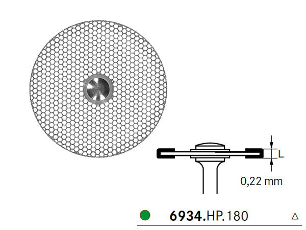 Load image into Gallery viewer,  Diamond Perforated IPR Disc 6934 in size 180
