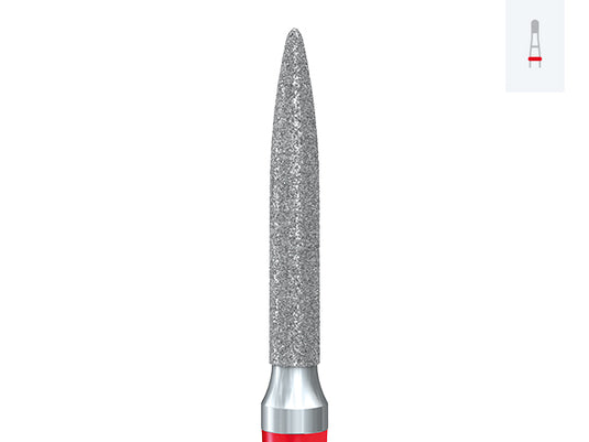 8862 fine diamond bur for composite finishing and crown preparation