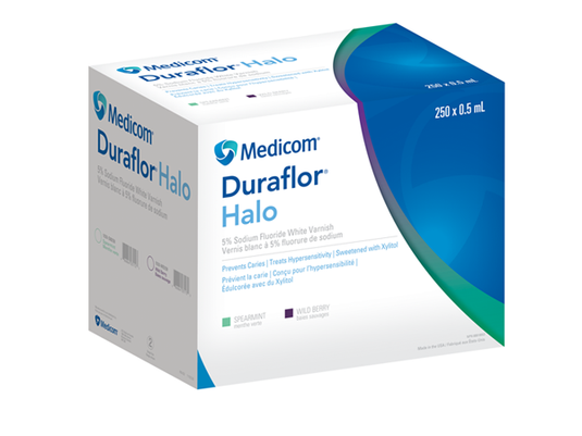 Duraflor Halo 5% Sodium Fluoride Varnish box of 250 units