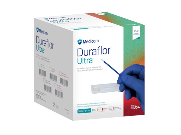 Chargez l&#39;image dans la visionneuse de la galerie, Medicom Duraflor Ultra™ White 5% Sodium Fluoride Varnish 200-pack
