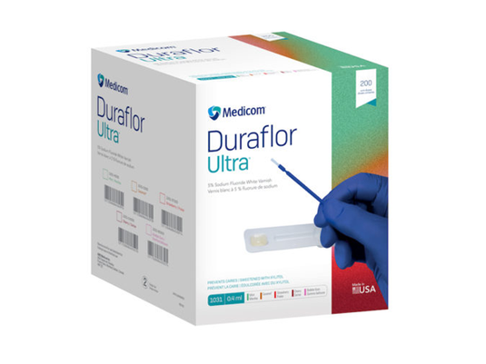Medicom Duraflor Ultra™ White 5% Sodium Fluoride Varnish 200-pack