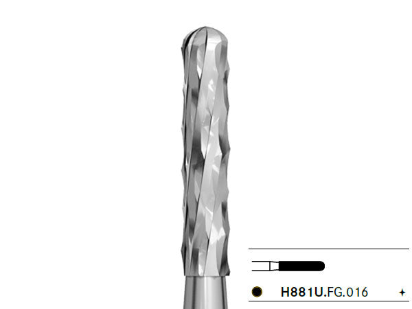 Load image into Gallery viewer, H881U crown prep carbide in size 016
