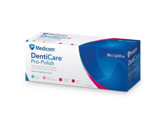 Medicom DentiCare Pro-Polish Prophylaxis Paste 200 pack of 2 gram unit doses