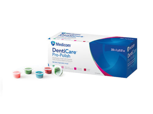 Medicom DentiCare Pro-Polish Prophylaxis Paste example of flavours