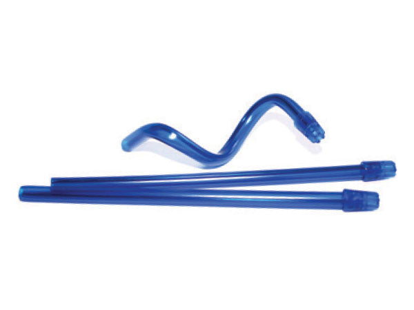 Load image into Gallery viewer, Medicom SafeBasics Saliva Ejectors clear blue with blue tip
