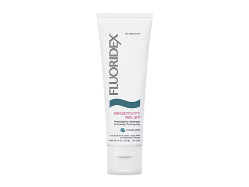 fluoridex sensitivity relief tooth /paste tube