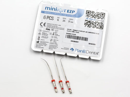 miniKUT EZP 6-pack of rotary files with the taper .05