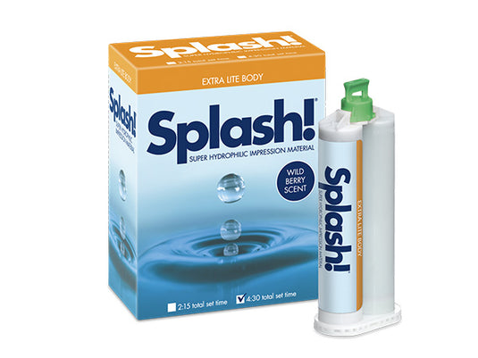 splash extra lite regular box impression material cartridge