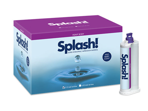 Load image into Gallery viewer, splash heavy half time 20pk box impression material cartridge
