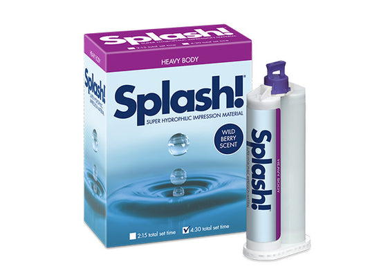 splash heavy regular box impression material cartridge