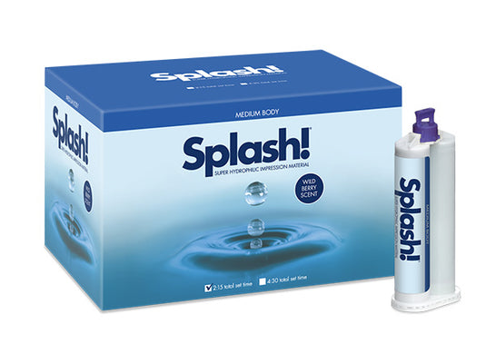 splash medium half time 20pk box impression material cartridge