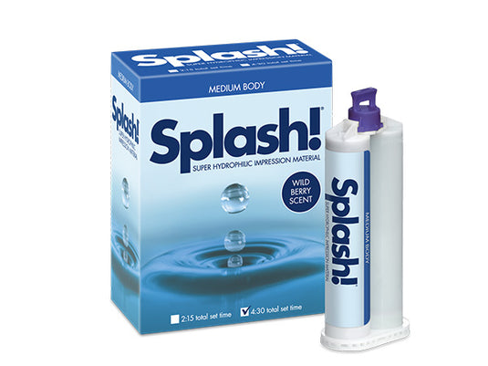 splash medium regular box impression material cartridge