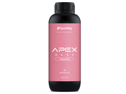 sprintray apex base original pink printing denture resin