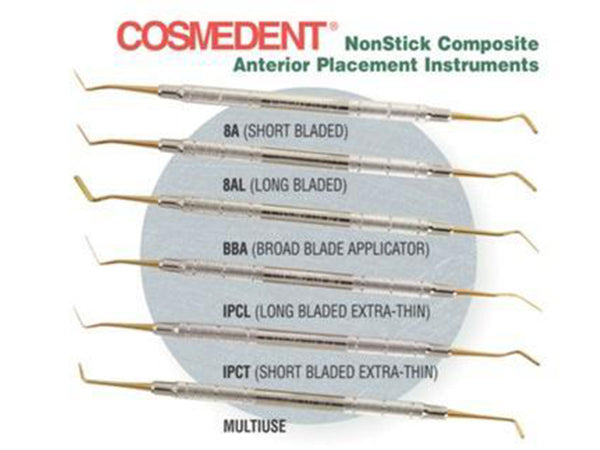 Instruments de placement en composites antiadhésifs Cosmedent®